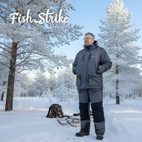 Проект Посадочная страница товара для бренда зимней одежды Fish Strike